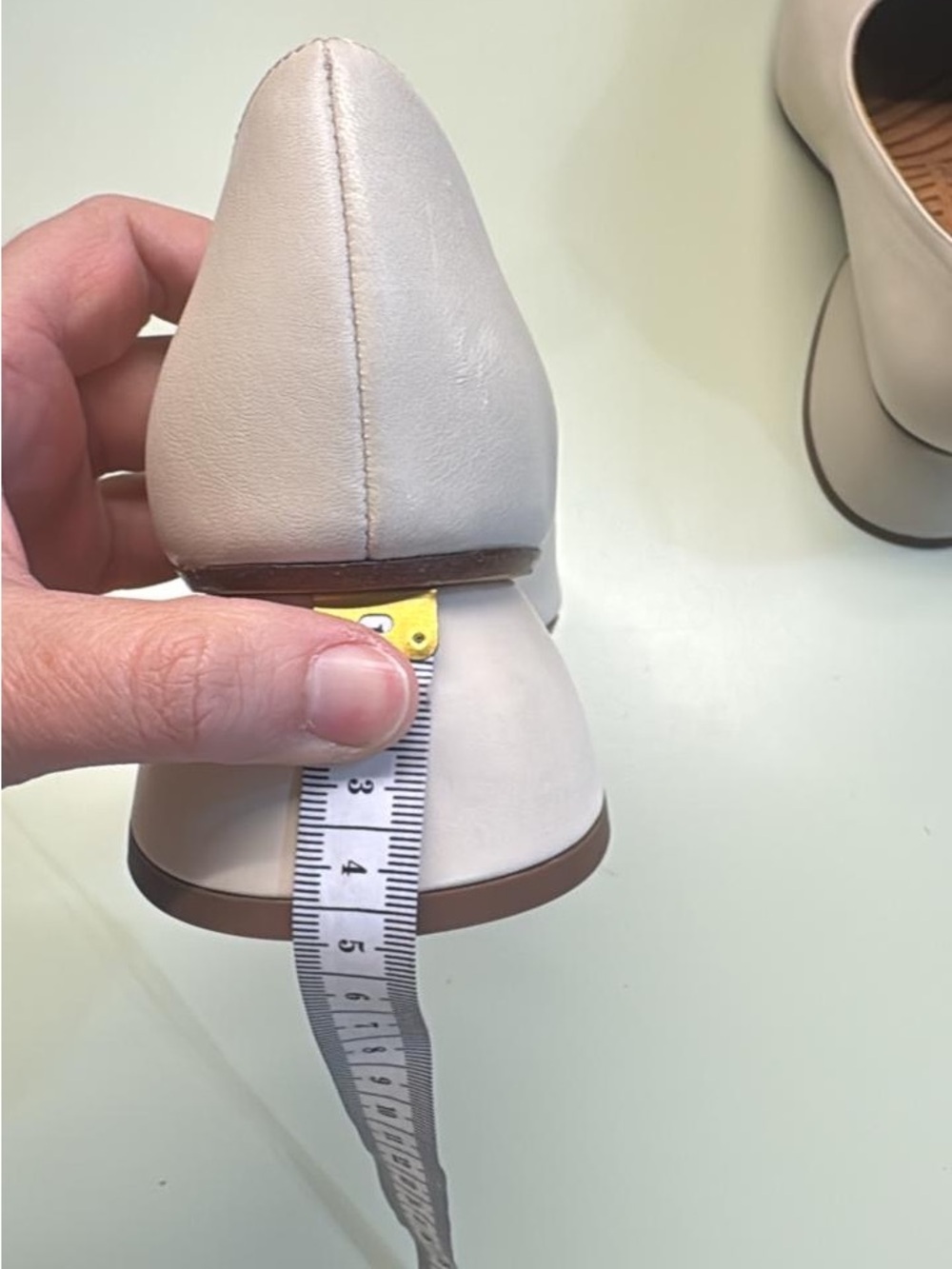Chie Mihara Soft beige Peep-Toe leather Mules - Picture 6 of 6